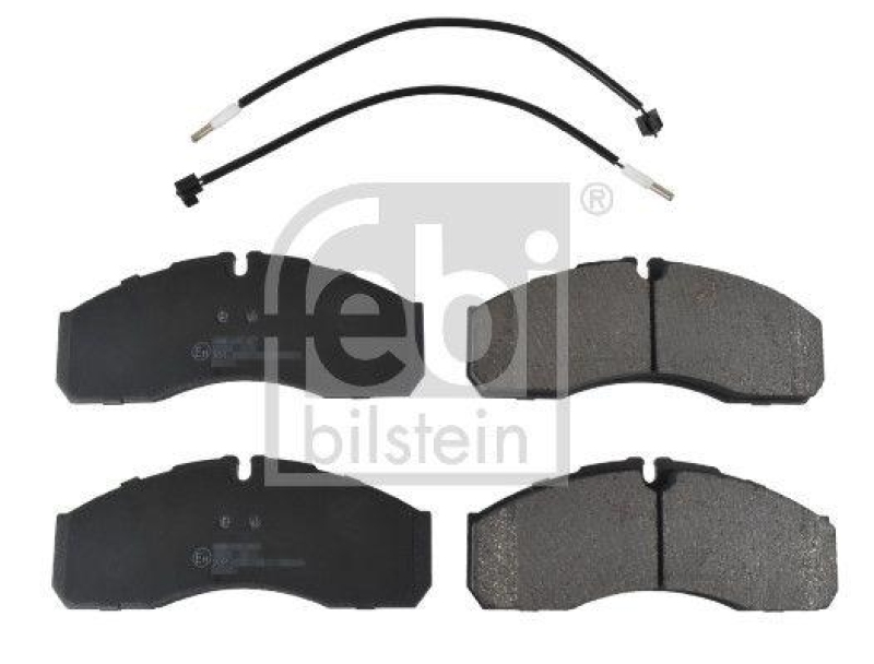 FEBI BILSTEIN 16706 Bremsbelagsatz mit Befestigungsmaterial f&uuml;r Iveco