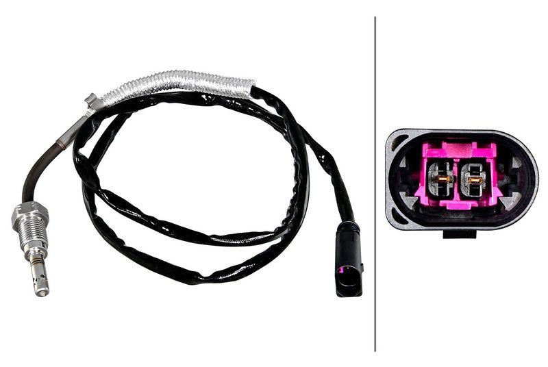 HELLA 6PT 358 226-371 Sensor, Abgastemperatur