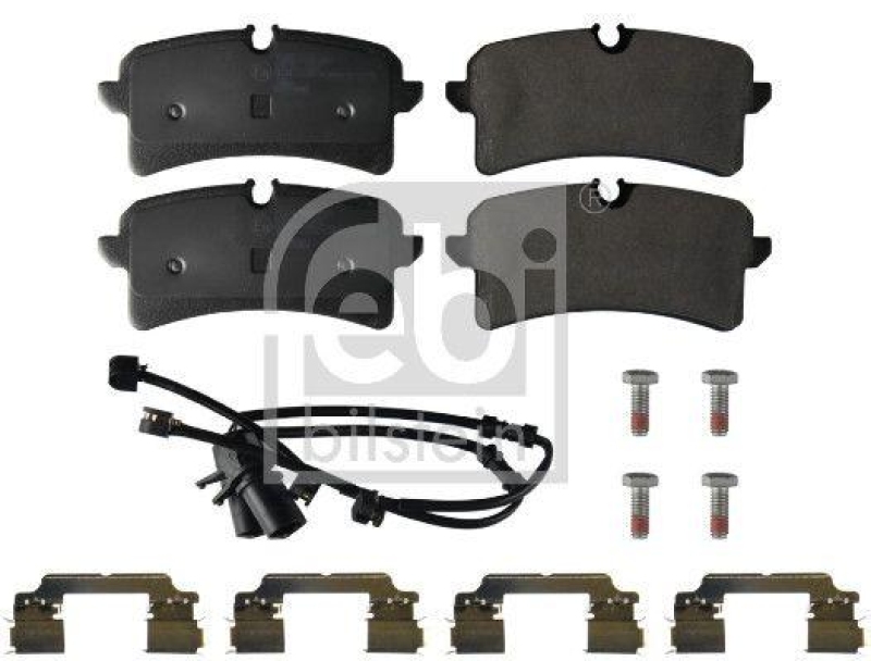 FEBI BILSTEIN 172183 Bremsbelagsatz mit Schrauben f&uuml;r VW-Audi