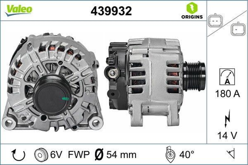 VALEO 439932 Generator Neu - ORIGINS
