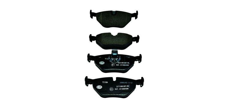 HELLA 8DB 355 007-981 Bremsbelagsatz, Scheibenbremsbelag für BMW/ALPINA