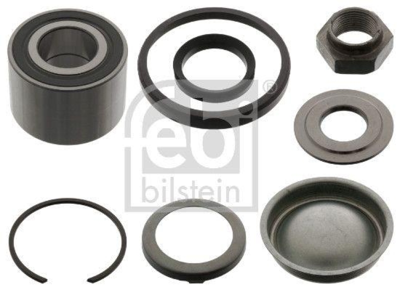 FEBI BILSTEIN 47344 Radlagersatz mit Anbaumaterial f&uuml;r Peugeot