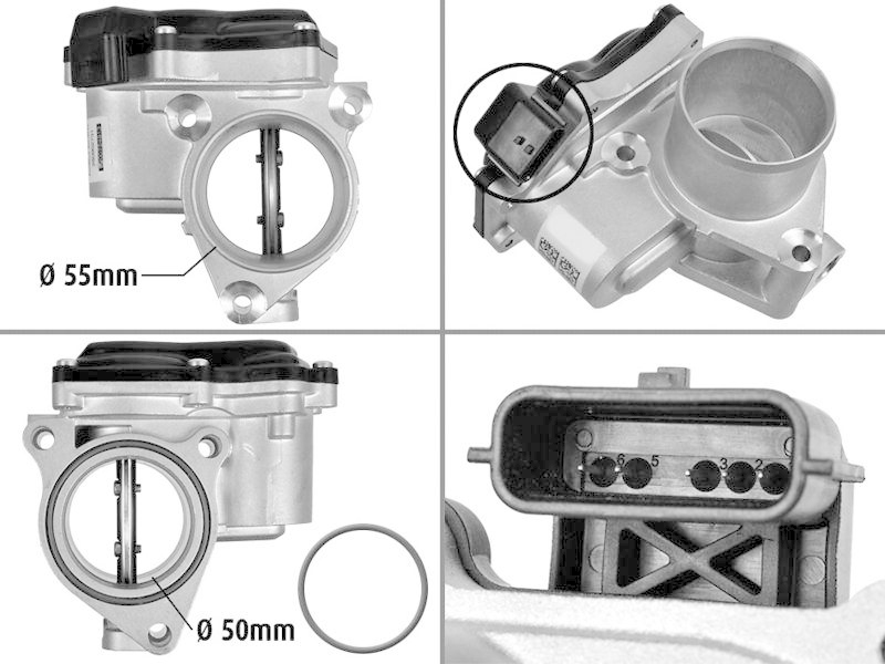 VALEO 700430 Drosselklappenstutzen MEGANE 1,9 DCI