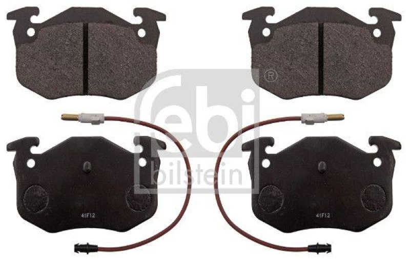 FEBI BILSTEIN 116185 Bremsbelagsatz f&uuml;r Renault