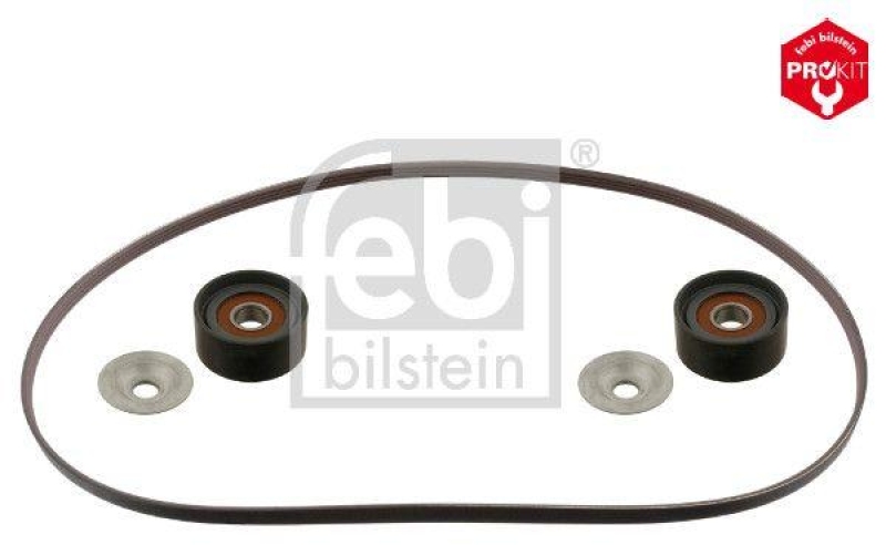 FEBI BILSTEIN 45964 Keilrippenriemensatz mit Umlenkrollen f&uuml;r Gebrauchsnr. f&uuml;r Keilrippenriemen