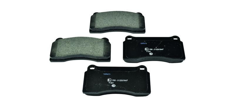 HELLA 8DB 355 008-981 Bremsbelagsatz, Scheibenbremsbelag f&uuml;r JAGUAR/DAIMLER