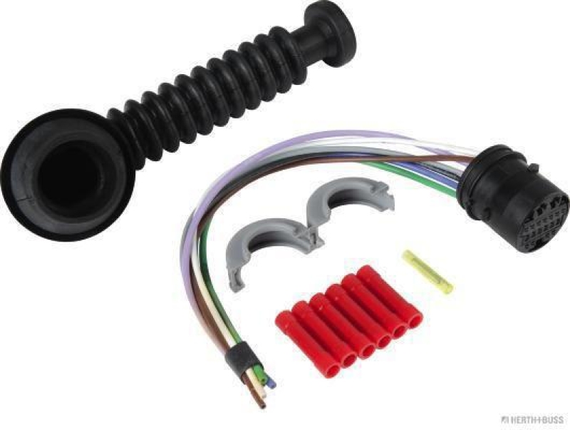 HERTH+BUSS 51277196 Kabelreparatursatz, Tür Passend für Opel Corsa D, hinten