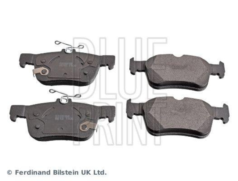 BLUE PRINT ADF124210 Bremsbelagsatz mit Befestigungsmaterial f&uuml;r Ford Pkw