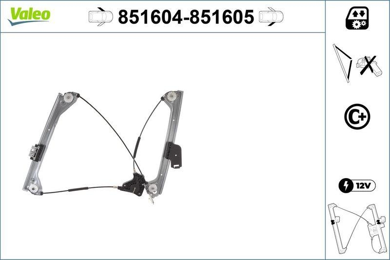 VALEO 851604 BMW E92/3 SeriesCoupe0713 FensterheberVL