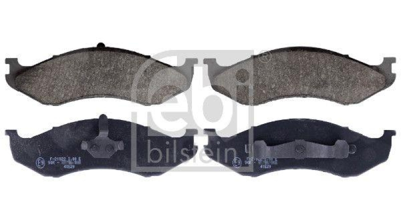 FEBI BILSTEIN 116197 Bremsbelagsatz f&uuml;r Renault