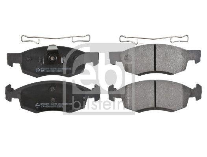 FEBI BILSTEIN 16750 Bremsbelagsatz mit Befestigungsmaterial f&uuml;r Renault