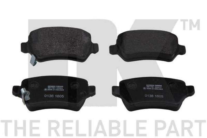 NK 223625 Bremsbelagsatz, Scheibenbremse f&uuml;r CHEVROLET, KIA, OPEL, VAUX