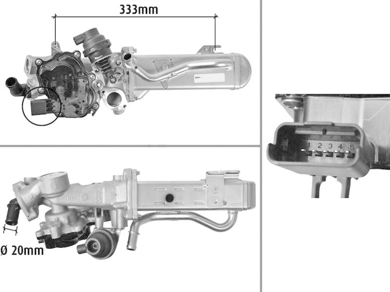 VALEO 700441 AGR Ventil CITR C5 2,2HDI 01/2010>