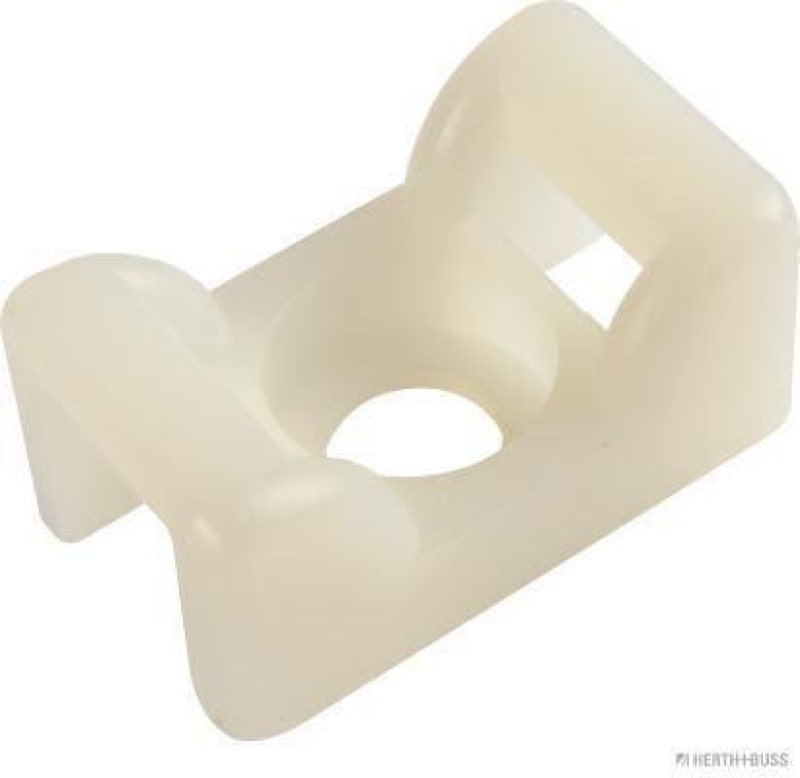 HERTH+BUSS 50265713066 Befestigungssockel, Kabelbinder mit Schraubanschluss, Ø 6 mm, 10 Stück