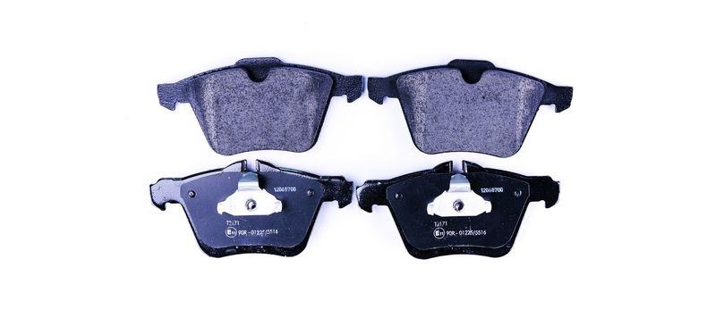 HELLA 8DB 355 016-291 Bremsbelagsatz, Scheibenbremsbelag f&uuml;r JAGUAR