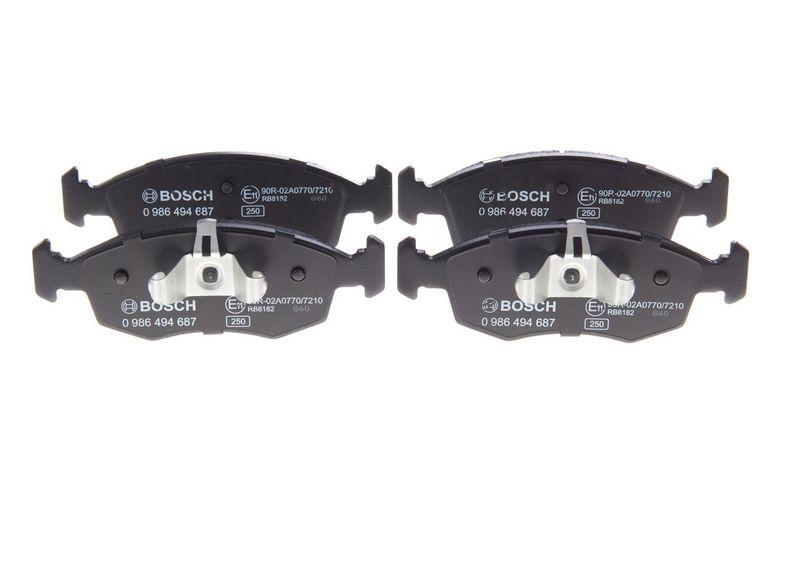BOSCH 0 986 494 687 Bremsbelagsatz Scheibenbremse