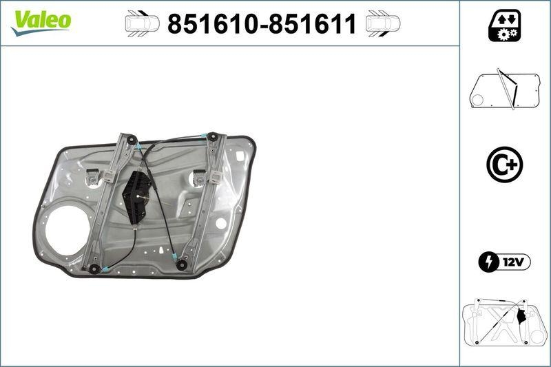 VALEO 851610 MB C/E-Class W204/212 Fensterheber VL