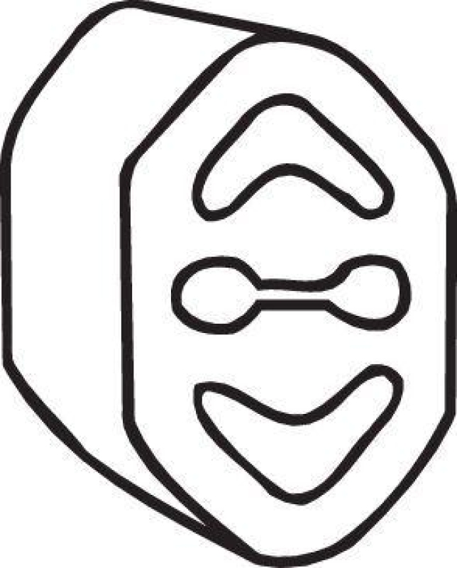 BOSAL 255-030 Gummistreifen Abgasanlage