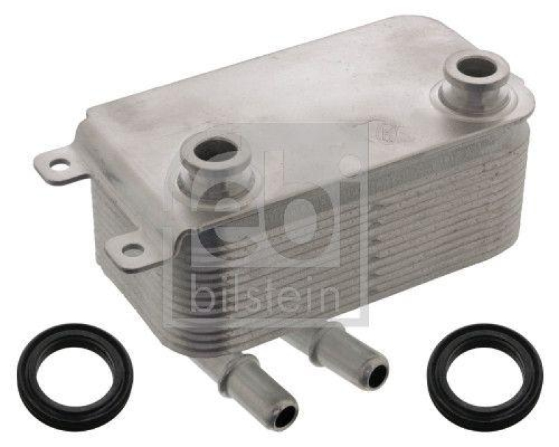 FEBI BILSTEIN 100126 Ölkühler für Automatikgetriebe, mit Dichtringen für BMW