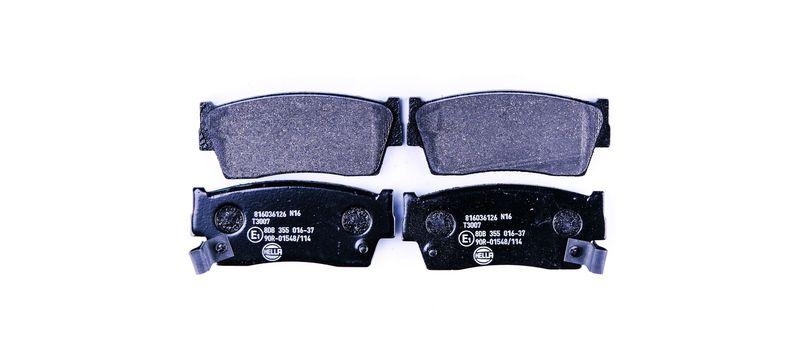 HELLA 8DB 355 016-371 Bremsbelagsatz, Scheibenbremsbelag f&uuml;r SUZUKI