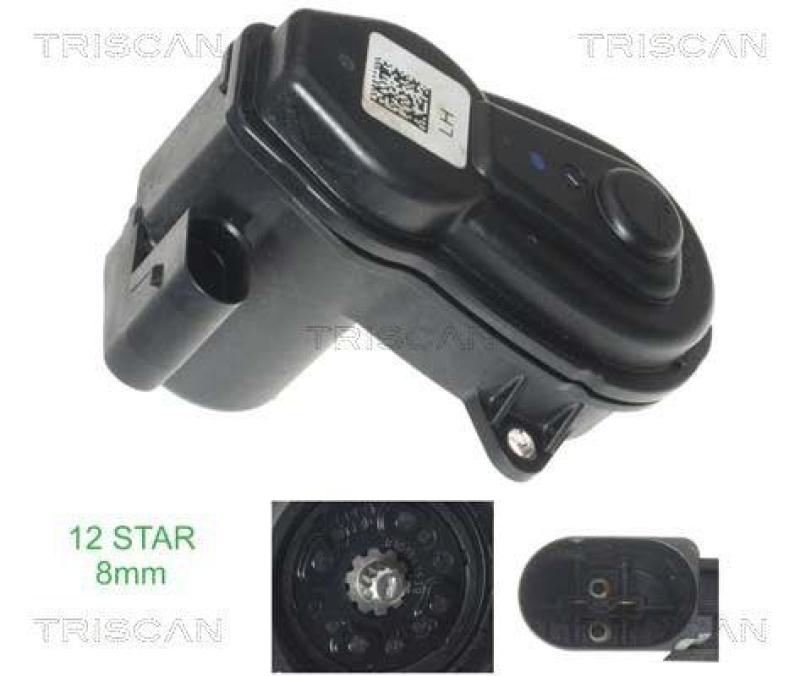 TRISCAN 8170 208020 Brake Caliper Motor f&uuml;r Nissan, Renault