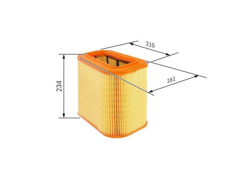 BOSCH F 026 400 431 Luftfilter