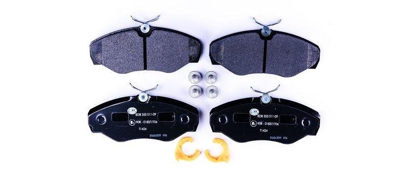 HELLA 8DB 355 011-091 Bremsbelagsatz, Scheibenbremsbelag f&uuml;r RENAULT/OPEL/NISSAN