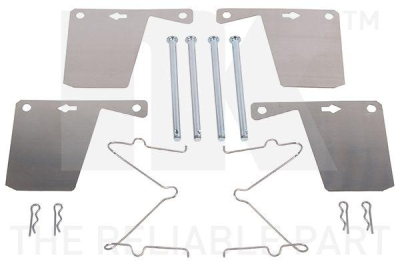 NK 7999960 Zubeh&ouml;rsatz, Scheibenbremsbelag f&uuml;r FORD