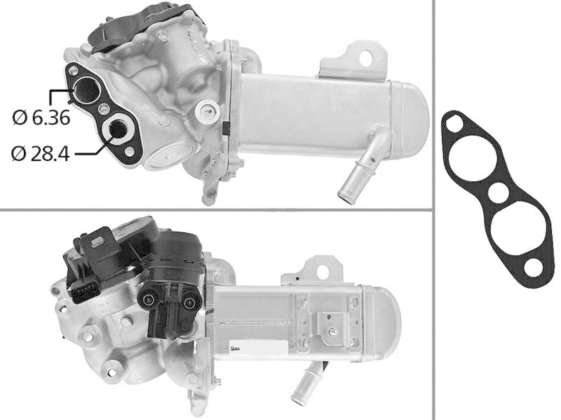 VALEO 700451 AGR Ventil PSA Cit C5,Peug407 u Ford