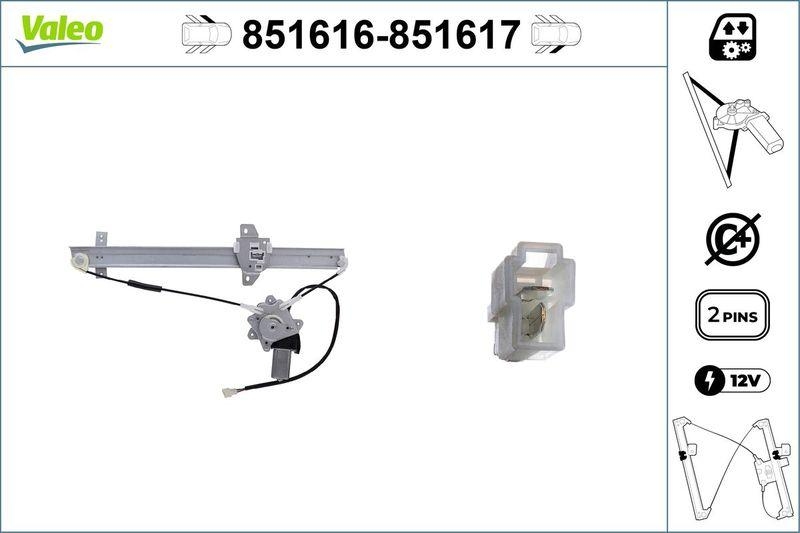 VALEO 851616 Suzuki Vitara - Fensterheber VL