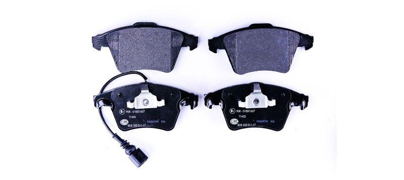 HELLA 8DB 355 011-171 Bremsbelagsatz, Scheibenbremsbelag f&uuml;r VW