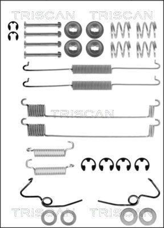TRISCAN 8105 162509 Montagesatz F. Bremsbacken f&uuml;r Ford Transit