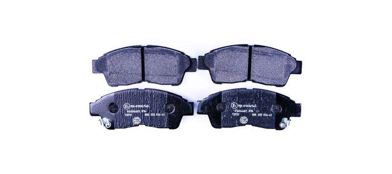 HELLA 8DB 355 016-421 Bremsbelagsatz, Scheibenbremsbelag für TOYOTA