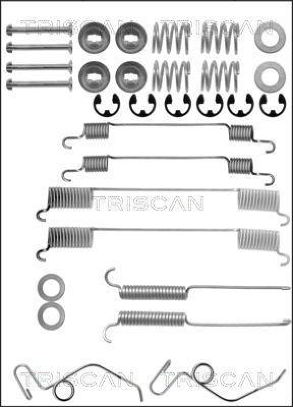 TRISCAN 8105 162510 Montagesatz F. Bremsbacken f&uuml;r Ford Transit