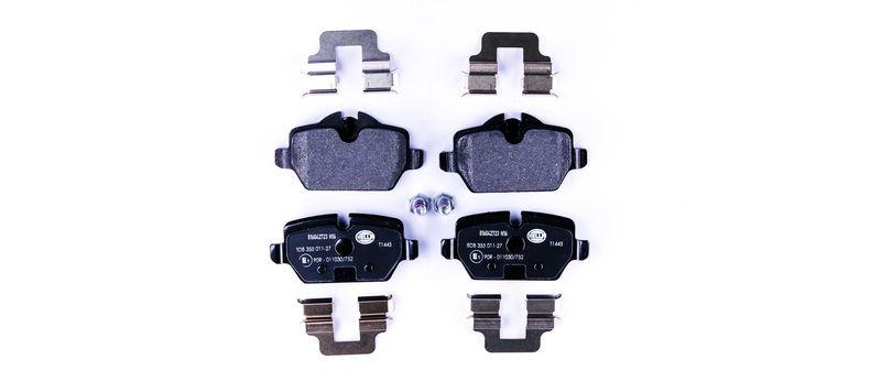 HELLA 8DB 355 011-271 Bremsbelagsatz, Scheibenbremsbelag für BMW