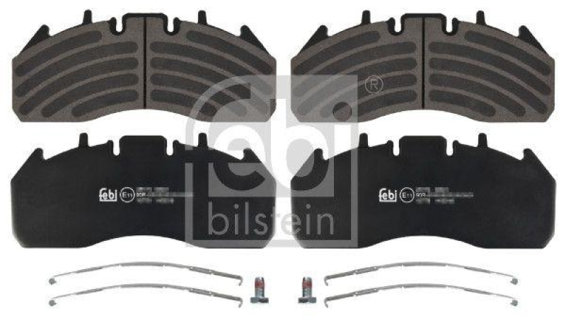 FEBI BILSTEIN 16778 Bremsbelagsatz mit Befestigungsmaterial f&uuml;r Volvo