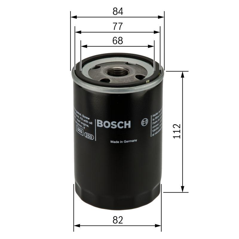 BOSCH 0 451 103 266 &Ouml;lfilter P3266 &Oslash; 84mm H&ouml;he 112mm