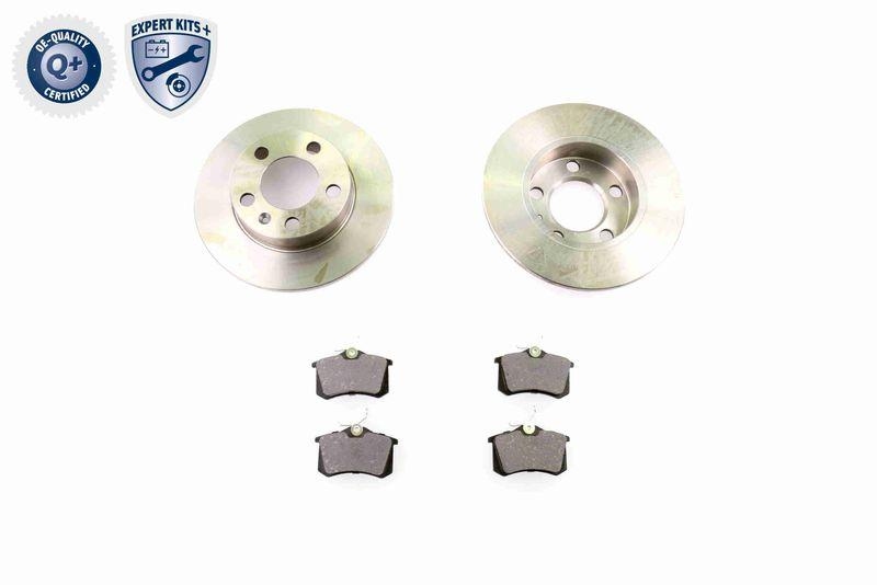 VAICO V10-90002 Bremsensatz, Scheibenbremse Hinterachse für VW