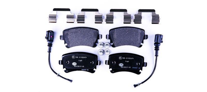 HELLA 8DB 355 011-531 Bremsbelagsatz, Scheibenbremsbelag f&uuml;r VW