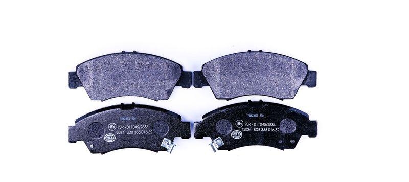 HELLA 8DB 355 016-521 Bremsbelagsatz, Scheibenbremsbelag f&uuml;r HONDA