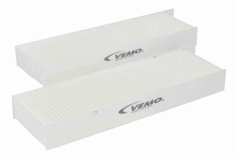 VEMO V22-30-0001 Filtersatz, Innenraumluft 255x82,5x29,5 mm, Textilrahmen Aktivkohl für CITROËN