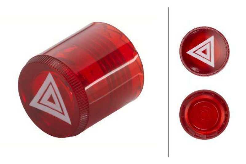 HELLA 9SK 702 331-071 Rote Abdeckkappe für Warnblinkschalter