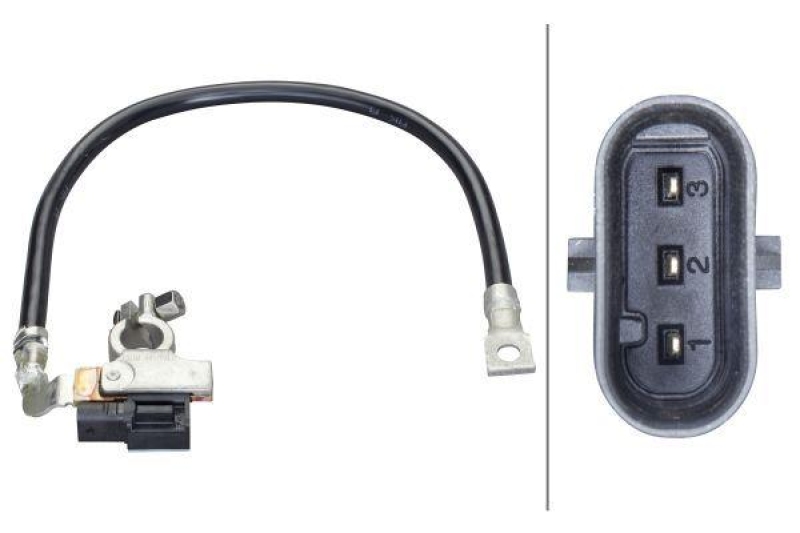 HELLA 6PK 010 562-941 Sensor, Batteriemanagement f&uuml;r BMW