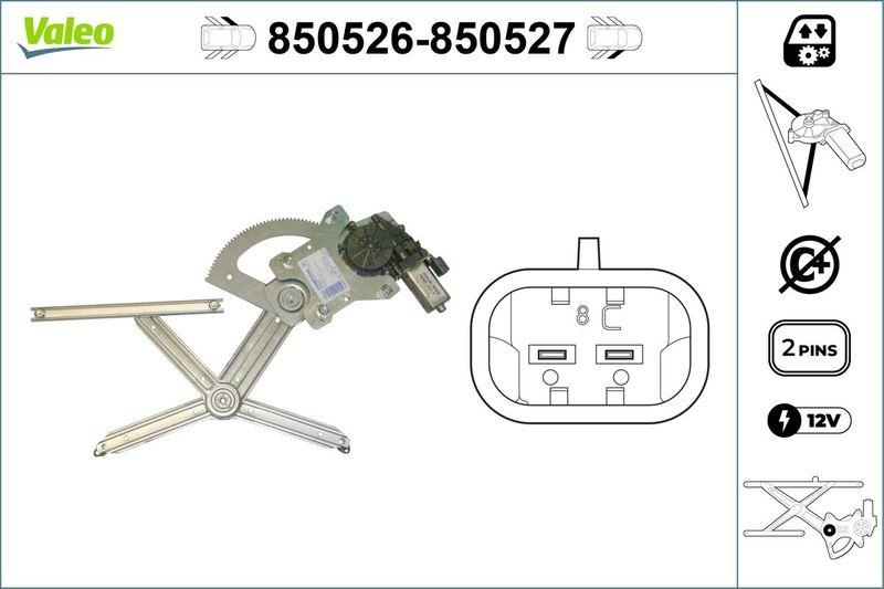 VALEO 850526 Fensterheber vorne links ALFA ROMEO 166