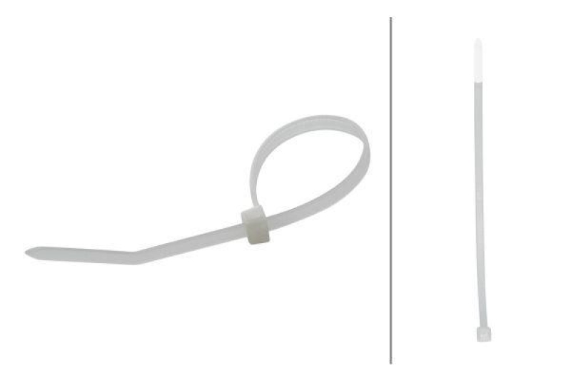 HELLA 8HL 707 877-012 Kabelbinder, L&auml;nge 145 mm Breite 3,5 mm, natur