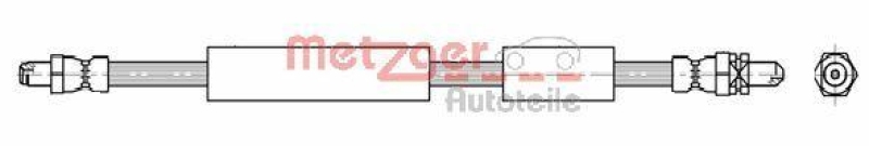 METZGER 4112535 Bremsschlauch f&uuml;r FORD HA links/rechts