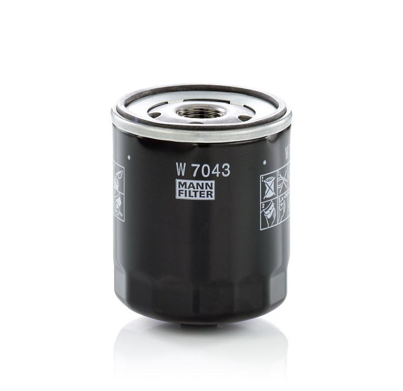MANN-FILTER W 7043 Ölfilter für Ford