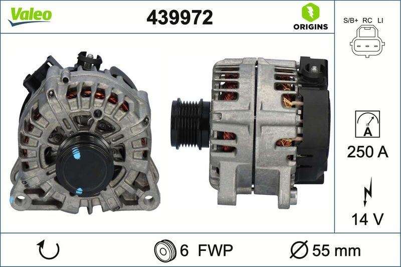 VALEO 439972 Generator Neu - ORIGINS