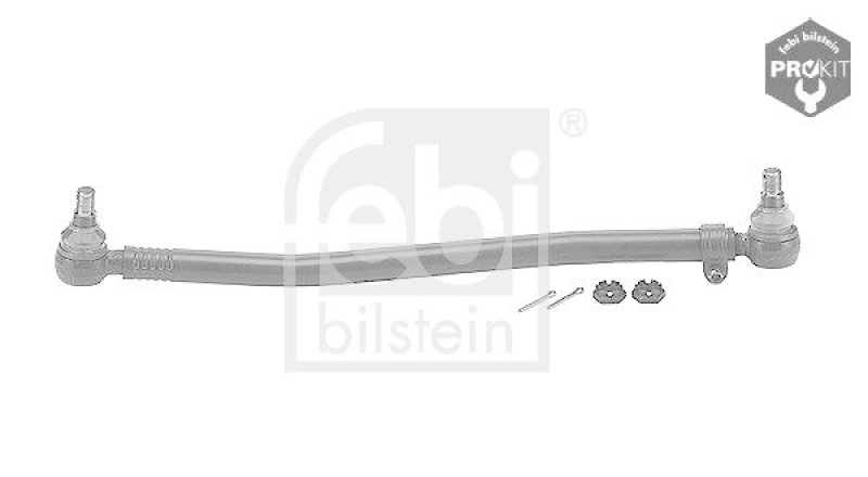 FEBI BILSTEIN 18332 Lenkstange mit Kronenmuttern und Splinten, vom Lenkgetriebe zur 1. Vorderachse f&uuml;r Volvo