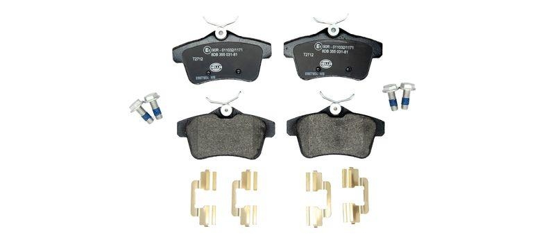 HELLA 8DB 355 031-811 Bremsbelagsatz, Scheibenbremsbelag f&uuml;r CITRO&Euml;N